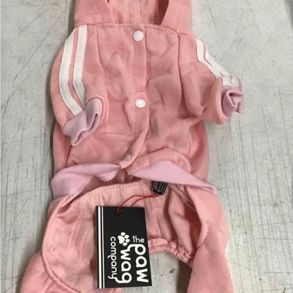 Adidog Hooded Jumpsuit - Pink - Medium - Picture 4 of 6